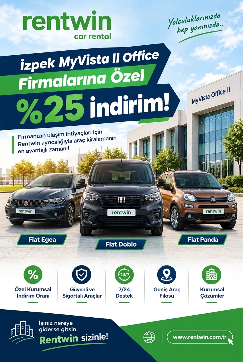 MyVista Office 2 Firmalarına Özel %25 İndirim!